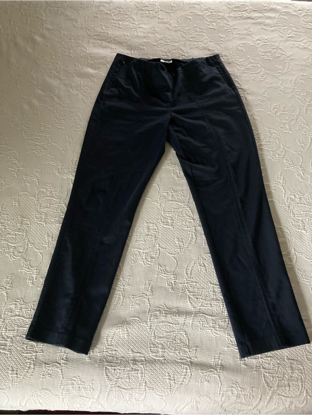 J. Jill Navy Straight-Leg Pants